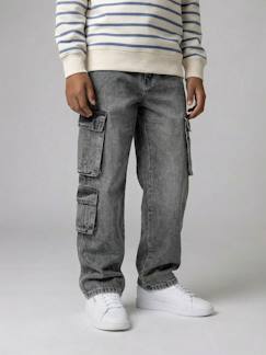 Junge-Jungen Cargo-Jeans Loose-Fit, Bundweite verstellbar JONEN