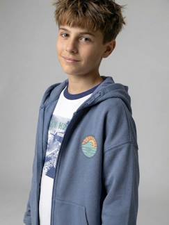 Junge-Pullover, Strickjacke, Sweatshirt-Sweatshirt-Oversize Kapuzensweatjacke Kinder JONEN