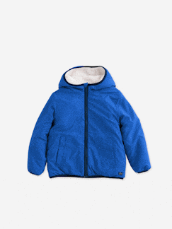 Garçon-Manteau, veste-Blouson sherpa réversible