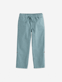 Junge-Jungen Hose mit Dehnbund, Beinlänge und Bundweite verstellbar