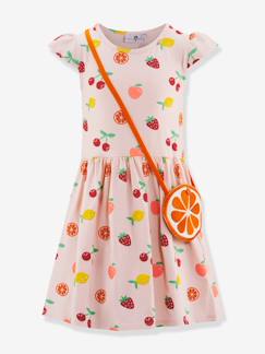 Fille-Robe avec sac fruit fille Happy Girls
