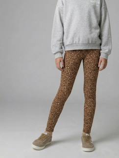 Legging long imprimé Fille-Pantalon-Legging long imprimé