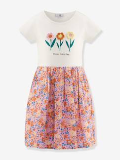Mädchen-Kleid mit Häkelblumen Mädchen Happy Girls