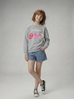 Fille-Short-Short denim 