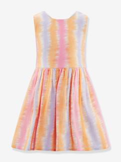 Mädchen-Batik-Kleid mit Rückenausschnitt Mädchen Happy Girls