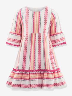 Mädchen-Boho-Kleid mit Volantsaum Mädchen Happy Girls