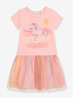Fille-Robe fille DANAMADE avec sequins licorne et jupe en tulle