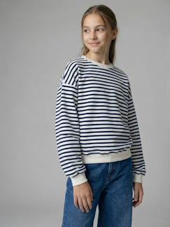 Mädchen-Pullover, Strickjacke, Sweatshirt-Sweatshirt-Weites Sweatshirt Kinder JONEN