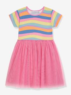 Fille-Robe fille avec haut coloré et jupe en tulle DANAMADE