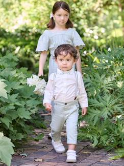 Bébé-Pantalon, jean-Pantalon bébé à bretelles amovibles