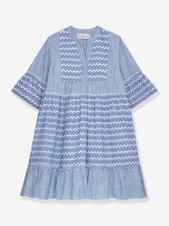 Fille-Robe à motif zigzag, doublée, fille, DANAMADE