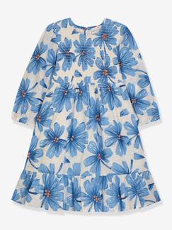 Mädchen-Kleid mit Blumenmuster, lange Ärmel, Mädchen, DANAMADE