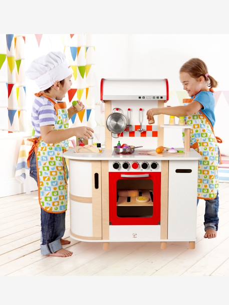 Hape Chef's Choice Kit de cuisine en bois pour enfant et ensemble  d'accessoires alimentaires 