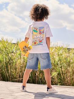 Junge-Jungen T-Shirt mit Motiv vorn und hinten, mit Recycling-Baumwolle