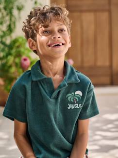 Junge-Jungen Polohemd aus Frottee JUNGLE