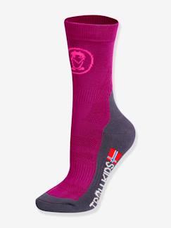 Mädchen-2er-Pack Kinder Trekking-Socken Mid Cut TROLLKIDS