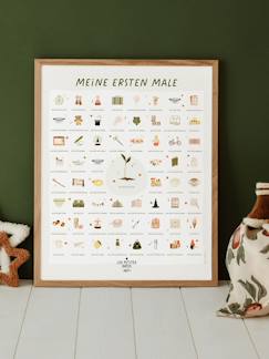 Bettwäsche & Dekoration-Dekoration-Poster Meine ersten Male mit Drehstempel, Made in France Les petites Dates