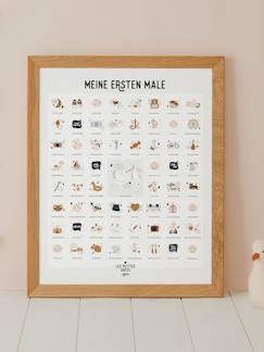 Linge de maison et décoration-Affiche premières fois enfant