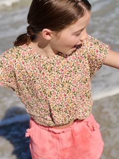 Fille-T-shirt, sous-pull-T-shirt-Blouse manches courtes 