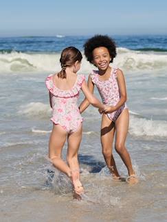Fille-Maillot de bain-Maillot de bain 1 pièce à volants 