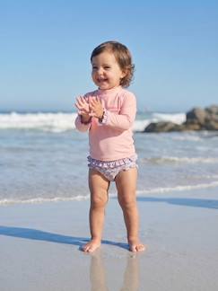 Bébé-Maillot de bain, accessoires de plage-Maillot de bain anti UV 2 pièces