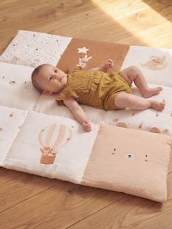 Linge de maison et décoration-Tapis de sol patchwork coton