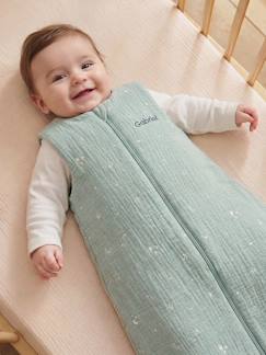 Bettwäsche & Dekoration-Baby-Bettwäsche-Schlafsack-Ärmelloser Sommer-Schlafsack/Overall Baby MOND & STERNE TOG 2,5, Musselin