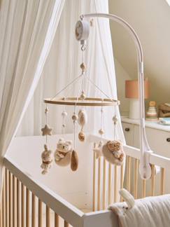Chambre et rangement-Mobile musical tissu et velours
