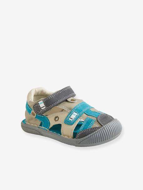 Jungen Sandalen mit Klettverschluss GRAU 