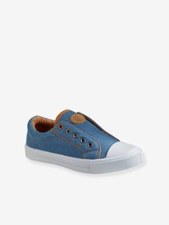 Sommerstoffe-Schuhe-Jungen Stoff-Sneakers mit Gummizug