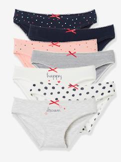Mädchen-Unterwäsche-Slips-7er-Pack Mädchen Slips, verschiedene Muster