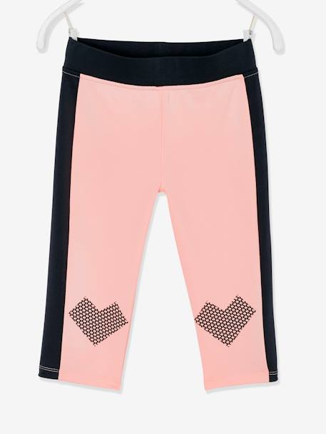 Mädchen Sport-Leggings, 3/4-Länge ZARTROSA 