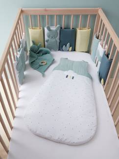 Bettwäsche & Dekoration-Baby-Bettwäsche-Bettumrandung-Baby Bettumrandung „Frühlingsregen“ Oeko Tex