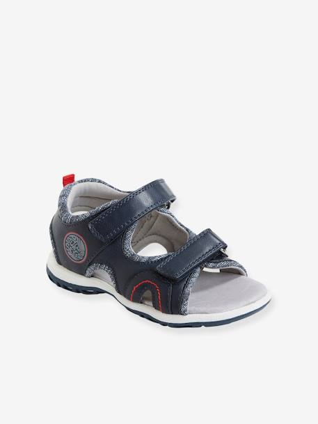 Jungen Klett-Sandalen mit Anziehtrick BLAU 