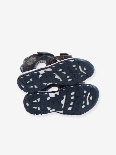 Jungen Klett-Sandalen mit Anziehtrick BLAU 