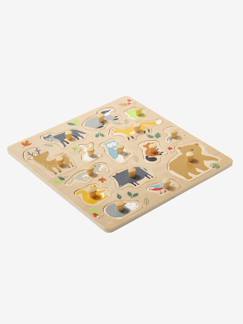 Spielzeug-Lernspiele-Puzzle-Baby Steckpuzzle Tiere, Holz FSC®