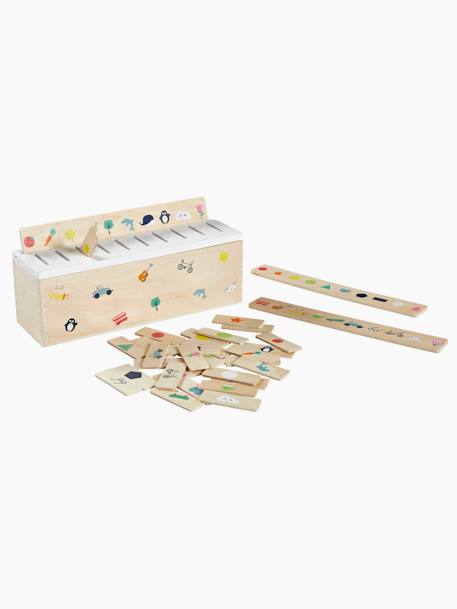 Kinder Sortier-Spiel mit Farben + Formen aus Holz FSC® mehrfarbig 