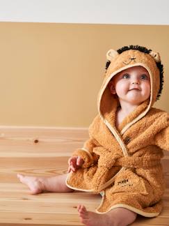Le dressing de bébé-Bébé-Cape, peignoir de bain-Peignoir bébé personnalisable Lion