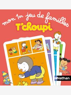 Spielzeug-Gesellschaftsspiele-Kinder Kartenspiel „Mon premier jeu de familles T'choupi“ NATHAN
