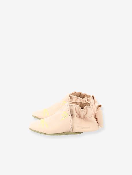 Chaussons Soft Soles Goldy Cat ROBEEZ© Marine+Rose clair 