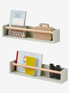 Déco Happy Color-Chambre et rangement-Rangement-Étagère murale-Lot de 2 étagères livres