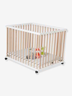 Babyartikel-Babyartikel-Laufstall-Baby-Laufgitter aus Holz, klappbar