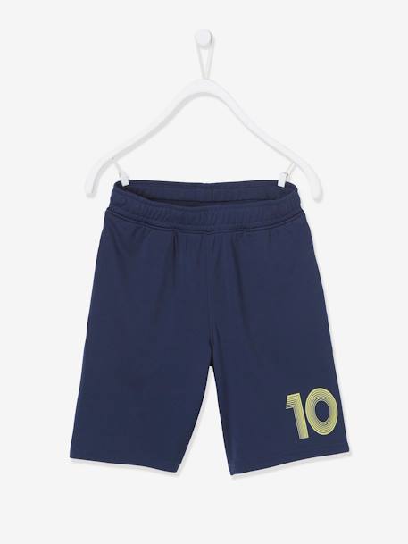Jungen Sport-Shorts aus Funktionsmaterial marine+schwarz 