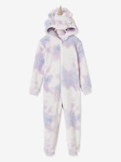 Kinder-Pyjamas-Plüsch-Overall „Einhorn“