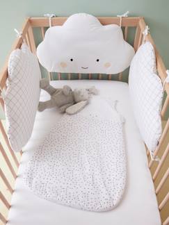 Ambiance rêves étoilés-Linge de maison et décoration-Linge de lit bébé-Tour de lit-Tour de lit modulable NUAGE D'ETOILES