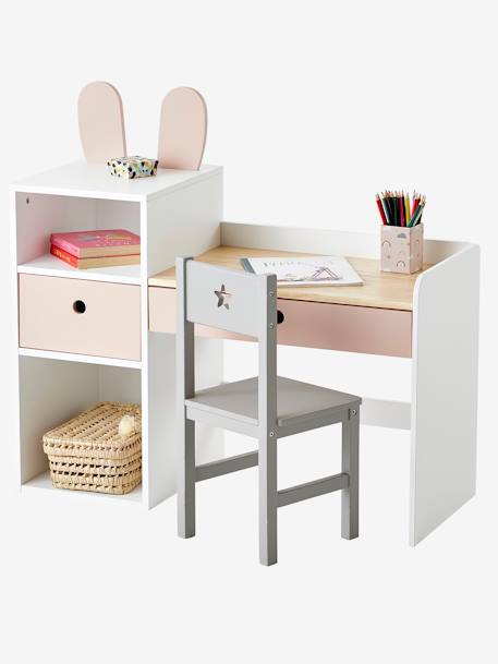 Bureau maternelle BUNNY blanc 