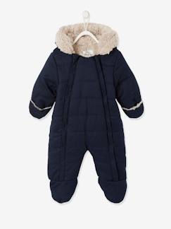 Wintersport Outfit-Baby-Overall aus weichem Flanell