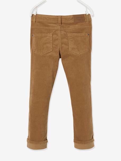 Jungen Cordhose, Slim-Fit CAMEL+TINTENBLAU 