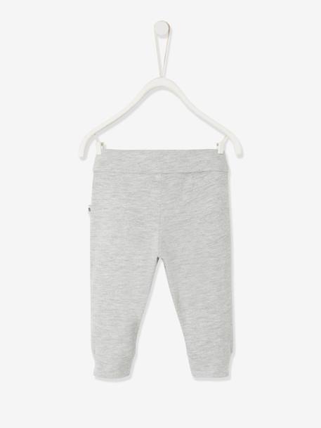 Bio-Kollektion: Baby Leggings HELLGRAU MELIERT 