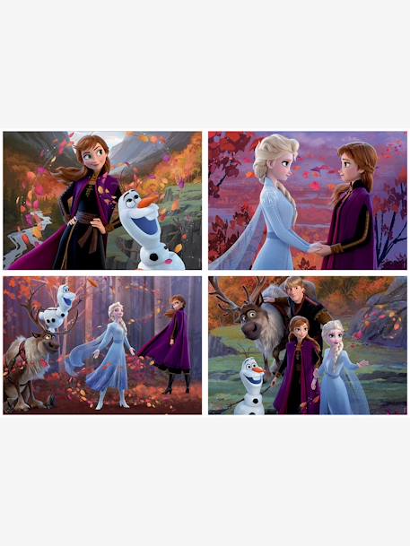 4 Puzzles in verschiedenen Schwierigkeitsgraden Disney®Frozen 2 BUNT 